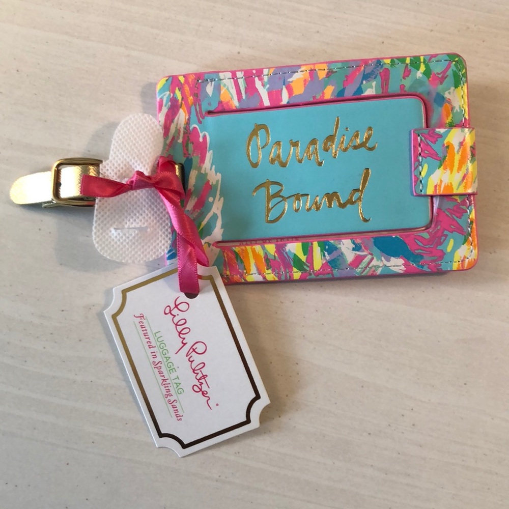 Lily Pulitzer  luggage tags- SOLD